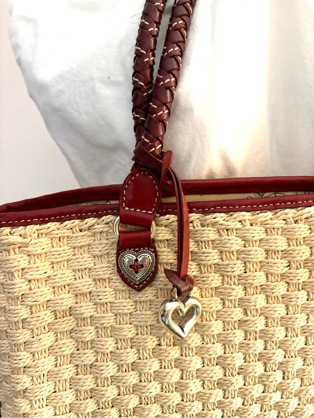 Brighton Woven Rattan Shoulder Bag - Picture 2 of 7